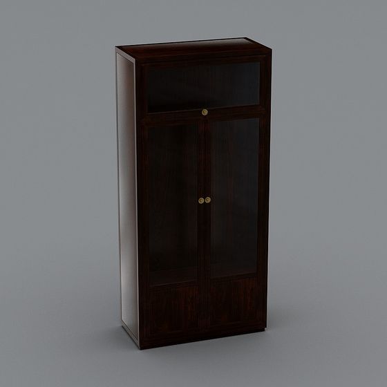 Vintage Display Cabinet 3D model for Modern Design