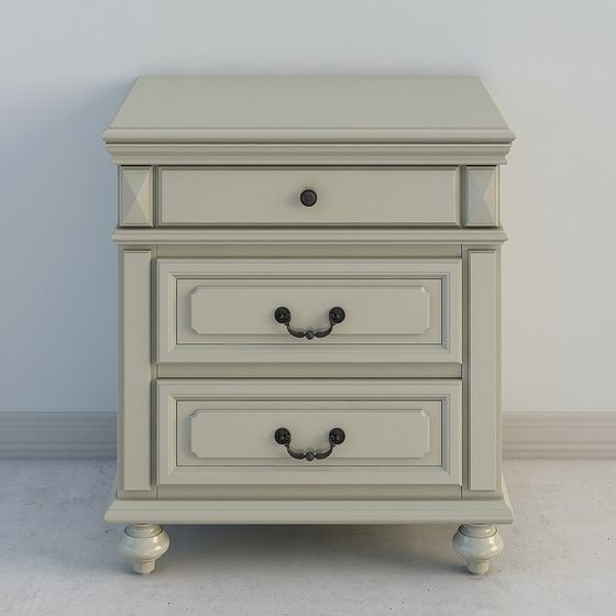 Stylish 3D Nightstand Model for Contemporary Spaces