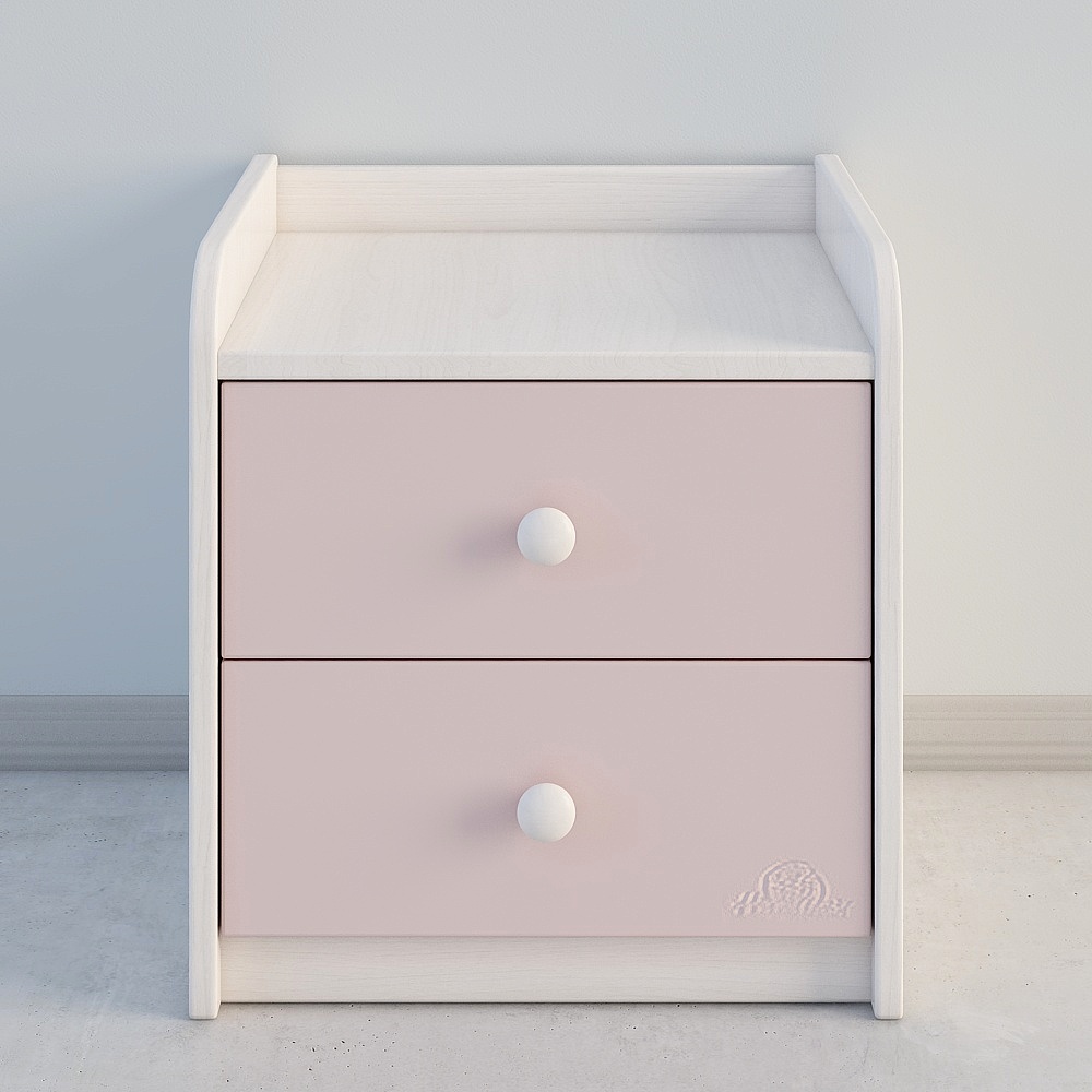 Mesita de noche rosa JEJG10G0003