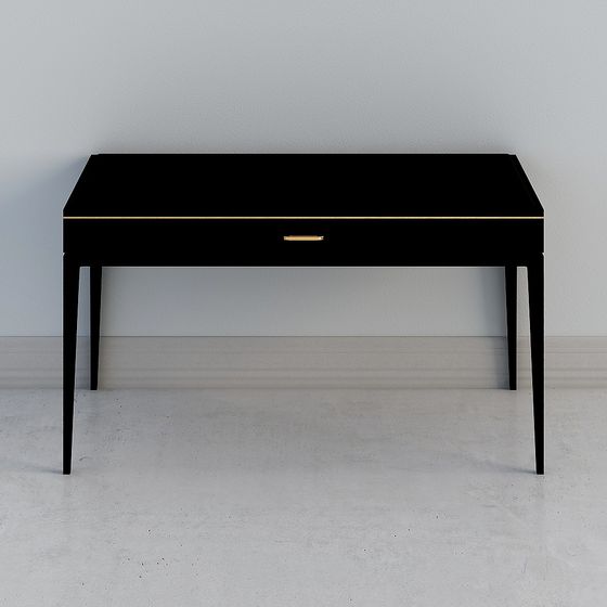 Black Elegance Desk 3D model