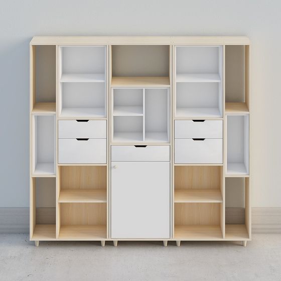 Modular Storage Cabinet 3D model