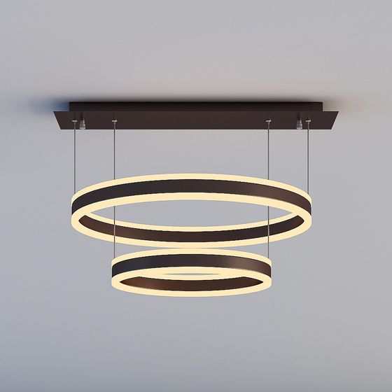 Đèn chùm tối giản hiện đại