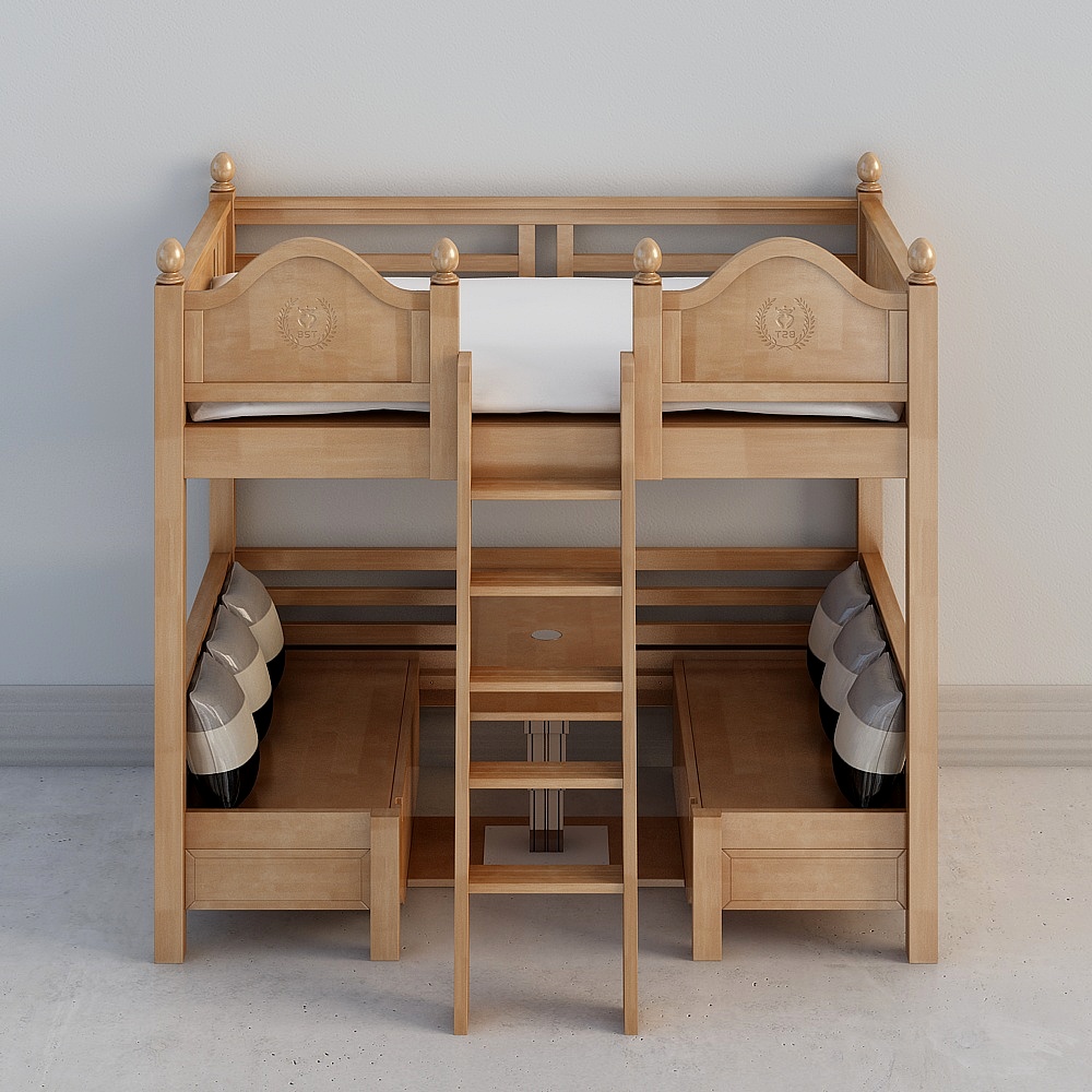 Litera semi estándar de madera maciza BST-C-GDC01 (escaleras colgantes)