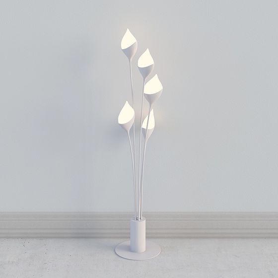 Lily Floor Lamp 3D model