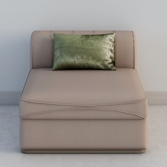 Unique Low-Poly Sofa Chair 3D Model Design