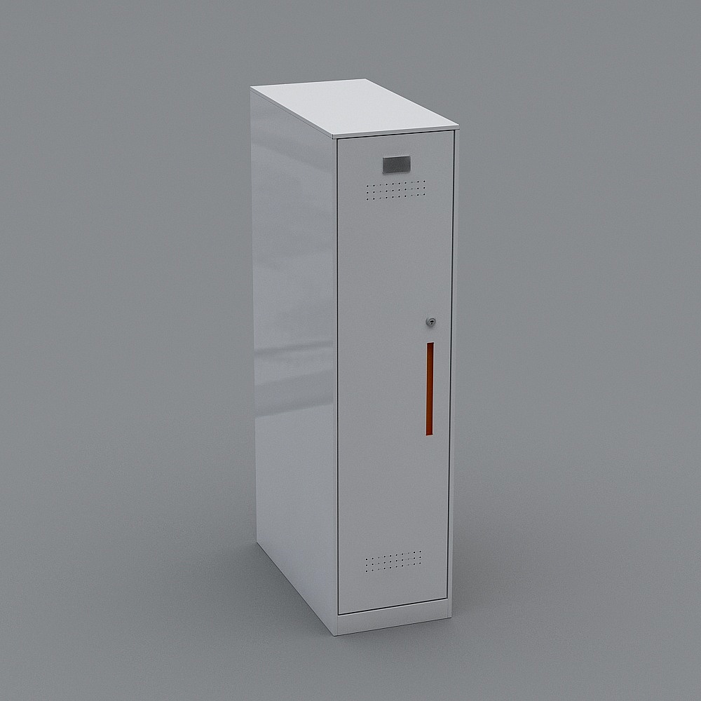 Sleek Minimalist Storage Cabinet 3D model
