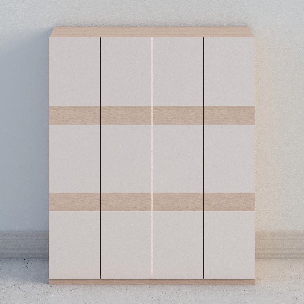 ワードローブ-2-4 ドア ワードローブ (1)