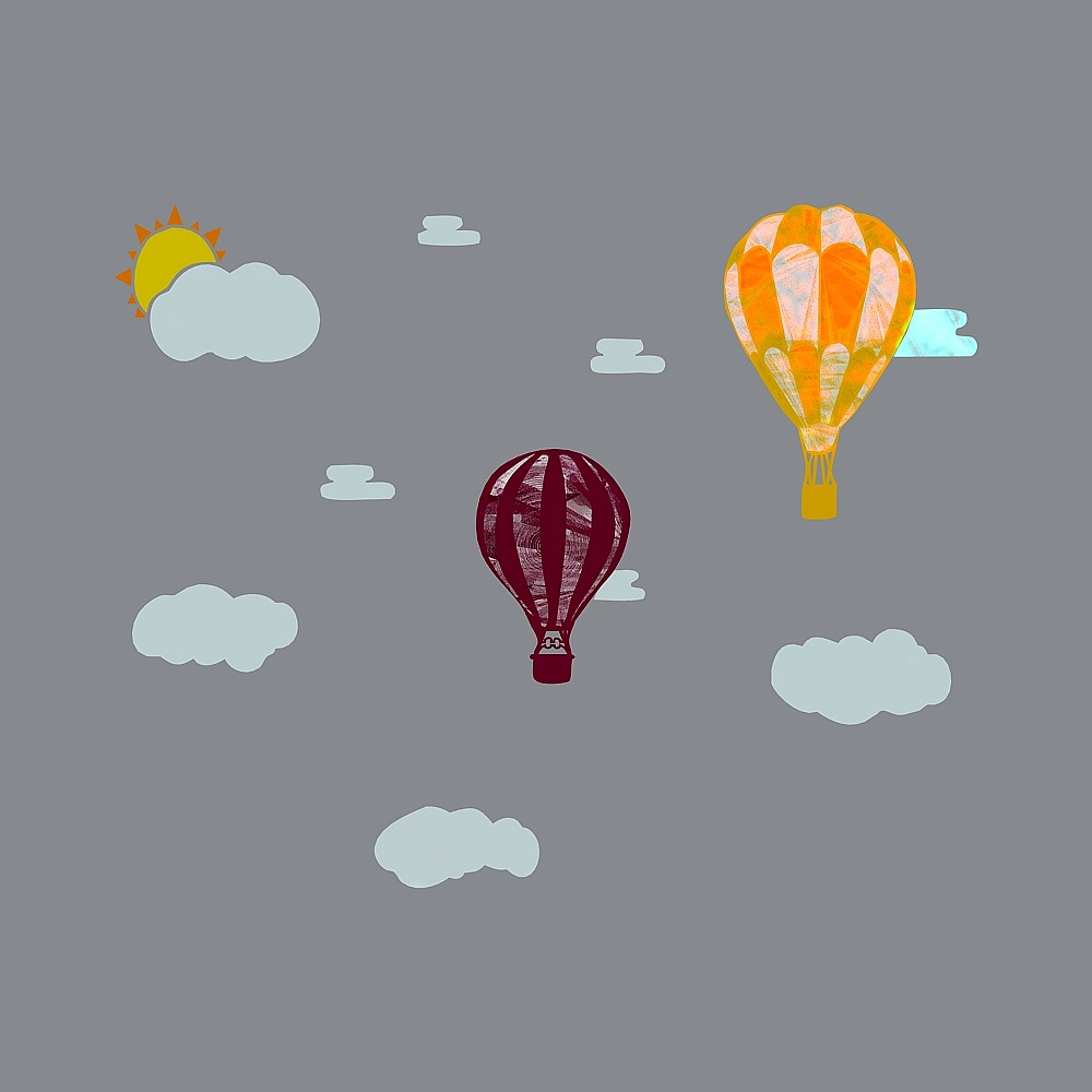 White cloud balloon