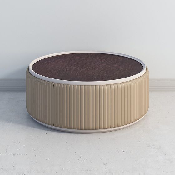 Modern Round Coffee Table 3D Model