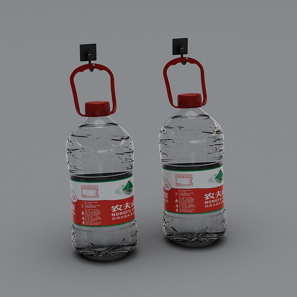 Farmer Spring 5L Plastic Bottle 3D model
