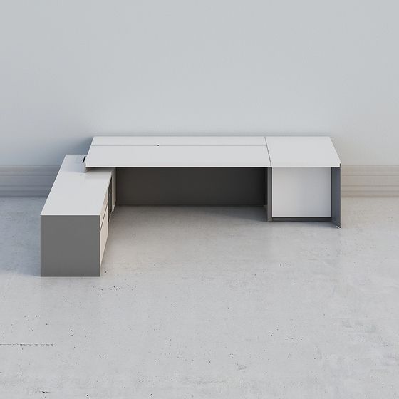 Urban Edge Desk 3D model