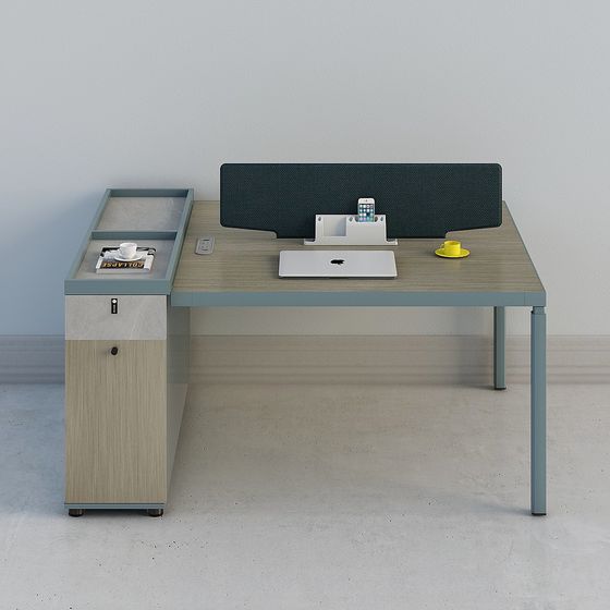 Stylish Office Desk 3D model for Creative Spaces