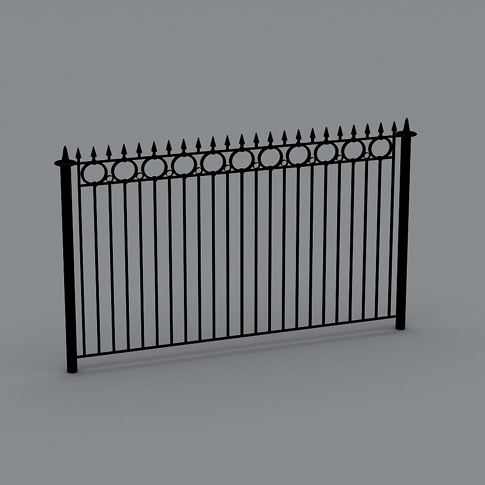 Gothic garden railings