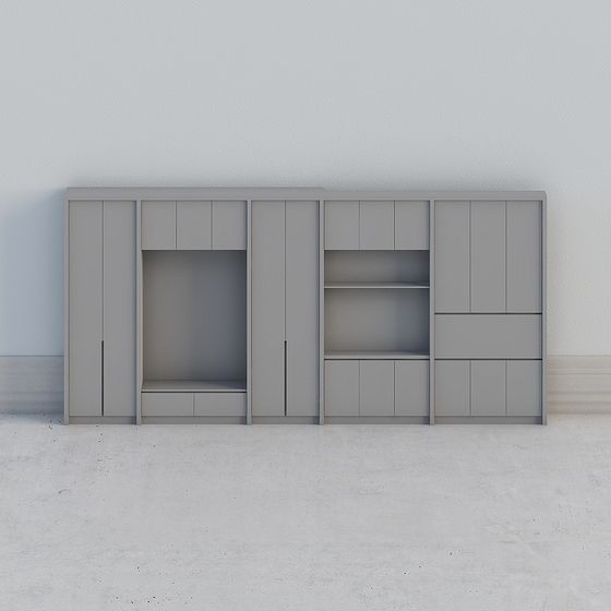 City Window Cabinet 3D model
