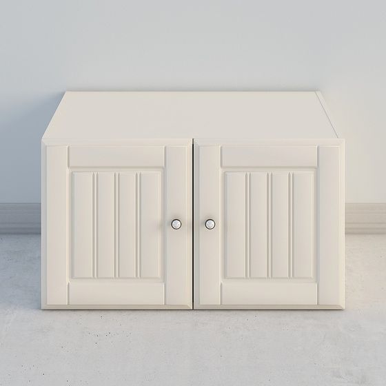 Elegant Minimalist Wardrobe 3D model