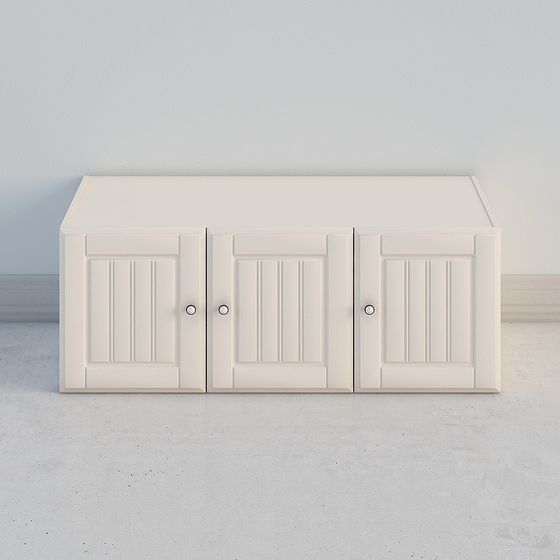 Rustic Storage Cabinet 3D model