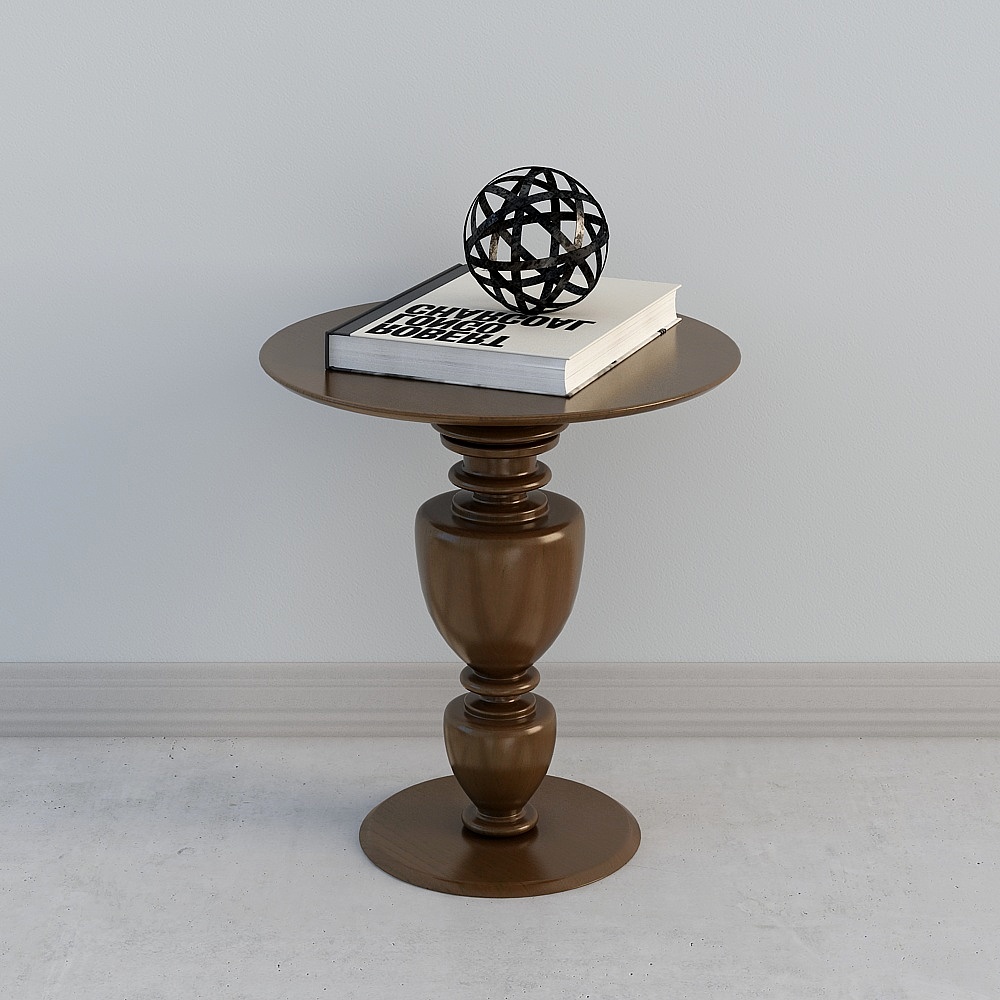 American style-living room-single chair side table 276