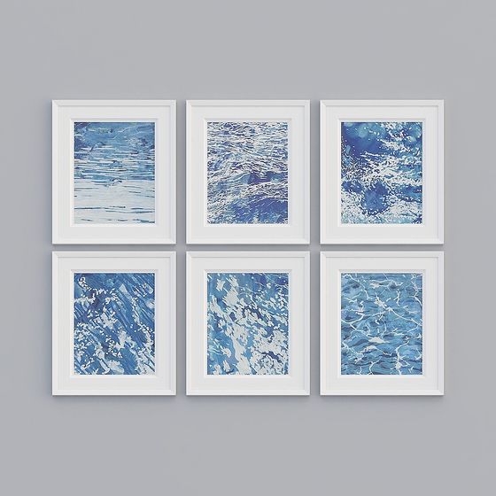 Ocean Wave Frame 3D model