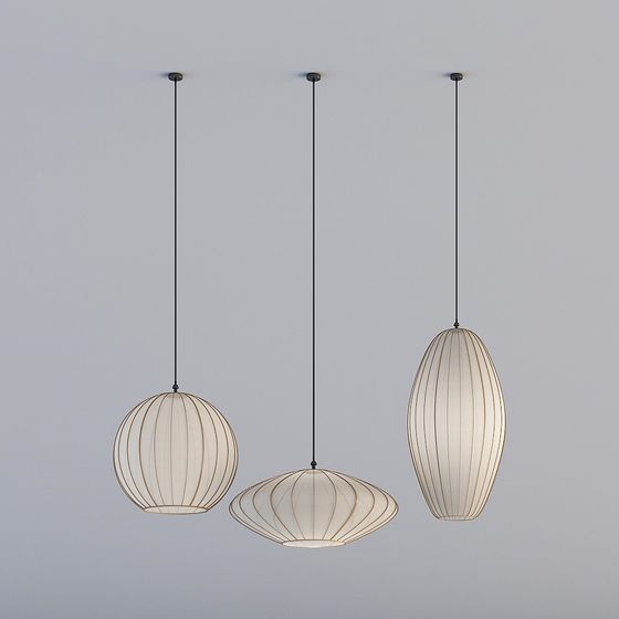 Stylish Low-Polygon 3D Ceiling Lamp Series