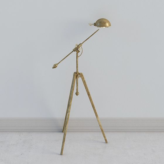 Vintage-Inspired Modern Table Lamp 3D model