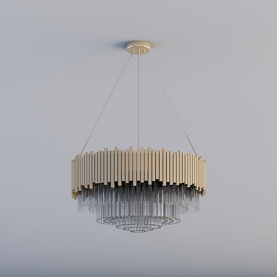 Radiant Light 3D Model Chandelier