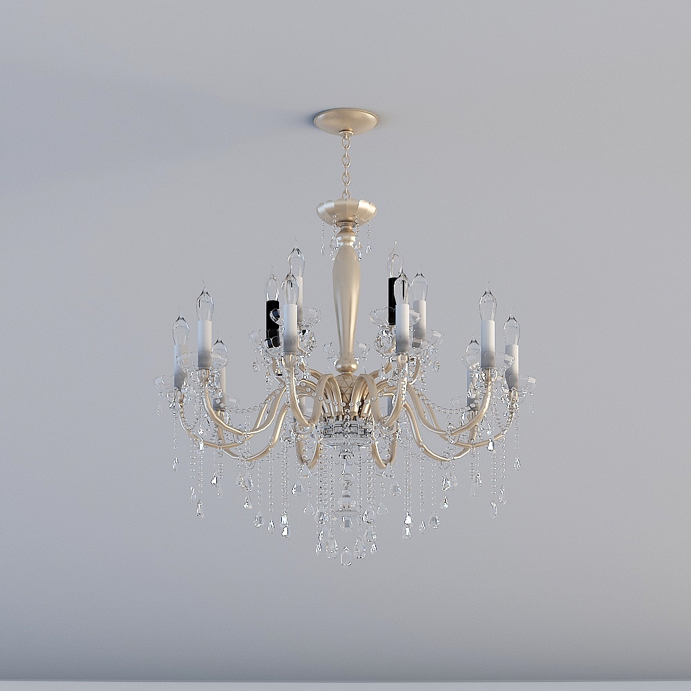 European Style - Living Room - Chandelier 289