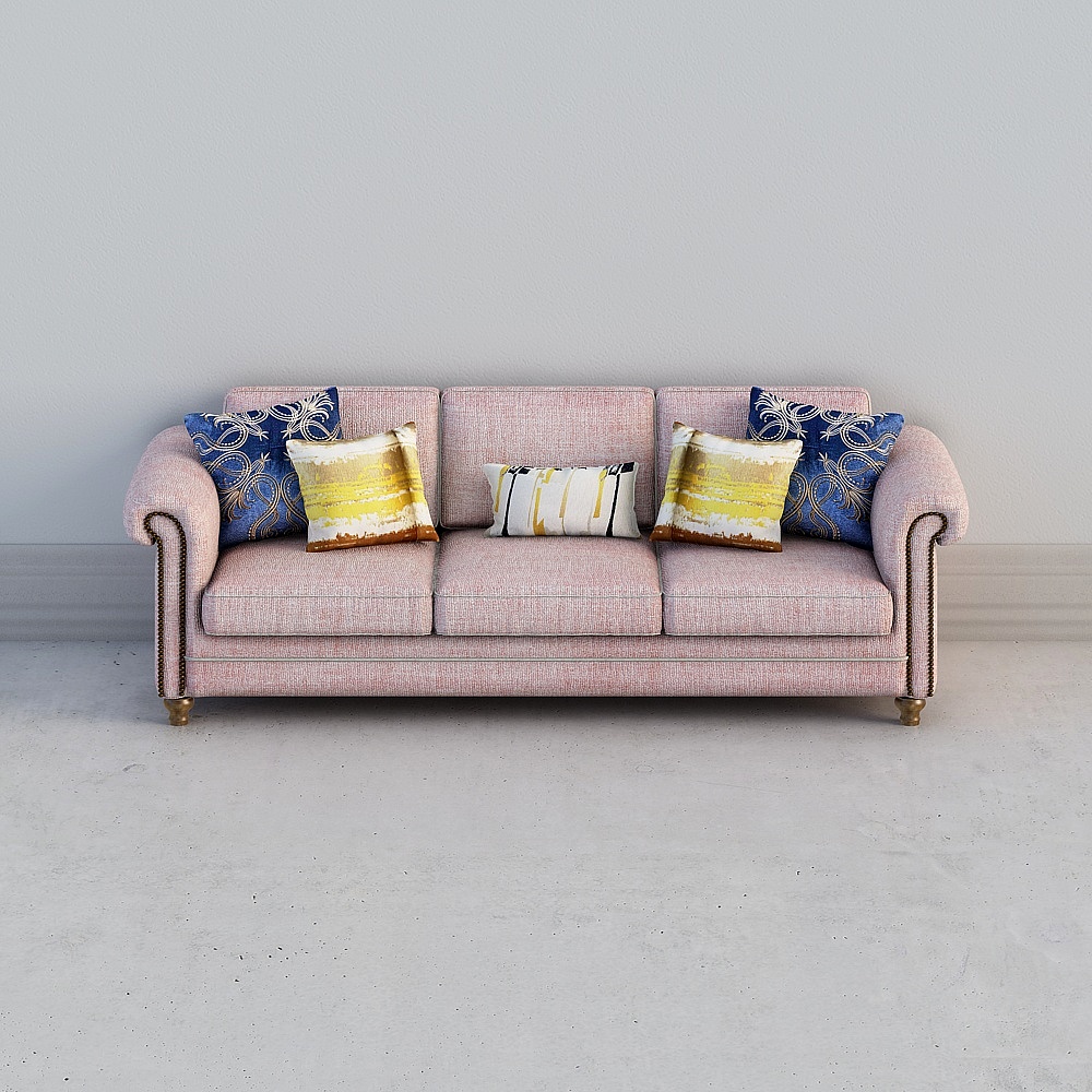 Three-person sofa in the living room