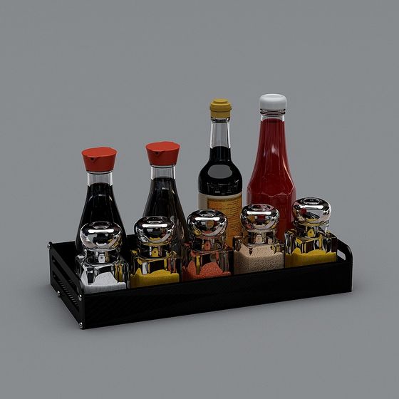 Realistic Spice Container 3D Model for Creative Projects