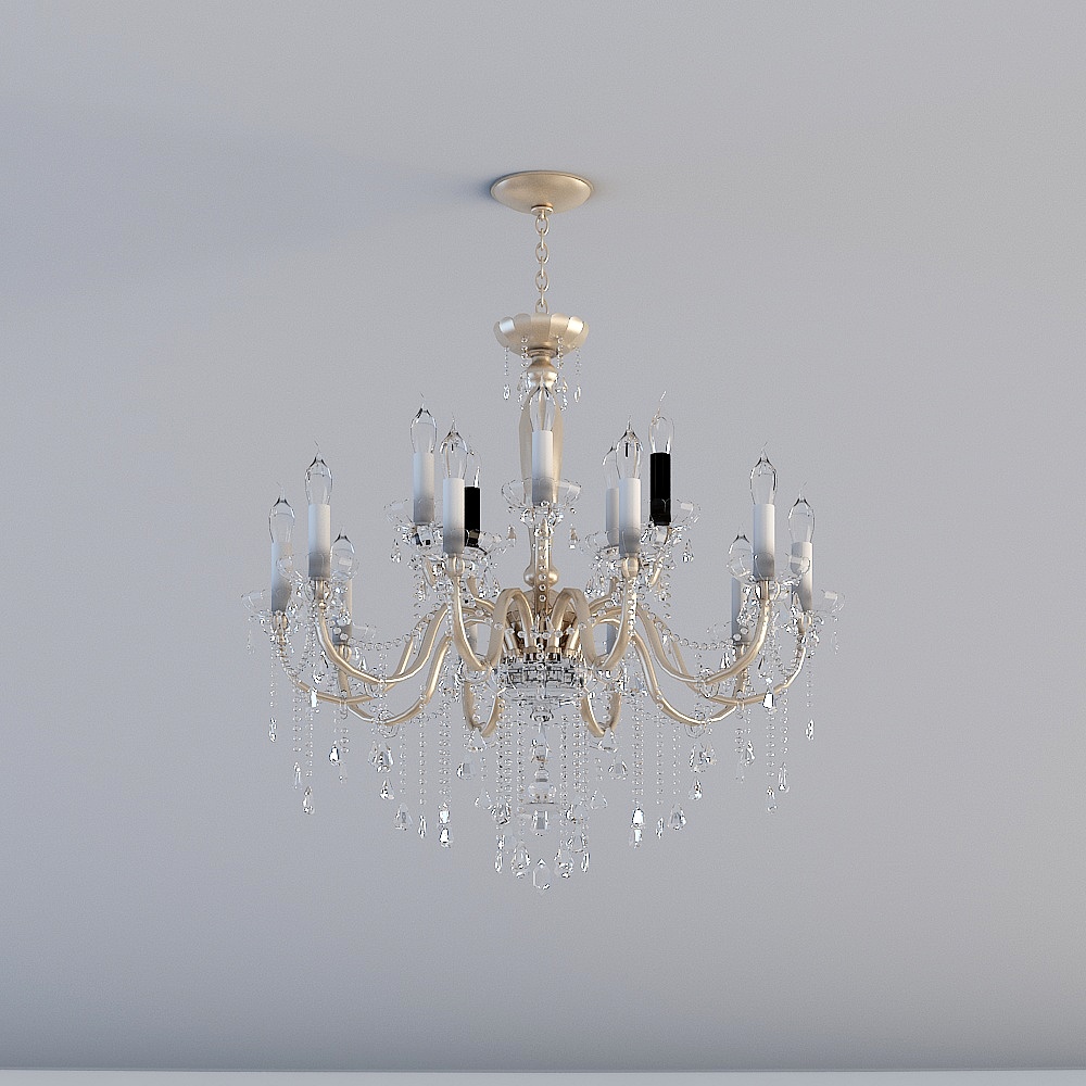 European Style - Living Room - Chandelier 281