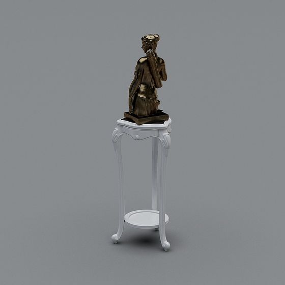 Bronze Statue 3D model for Designers and Developers
