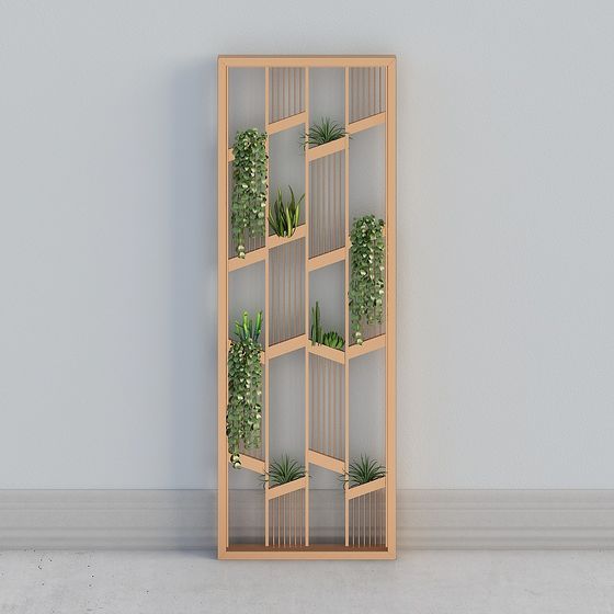 Urban Green Wall 3D model for Interior Spaces