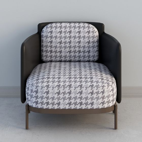 Elegant Minimalist Armchair 3D model