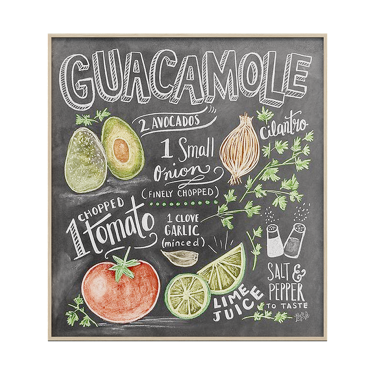 Guacamole Recipe 3D Model – Colorful Low-Poly Avocado