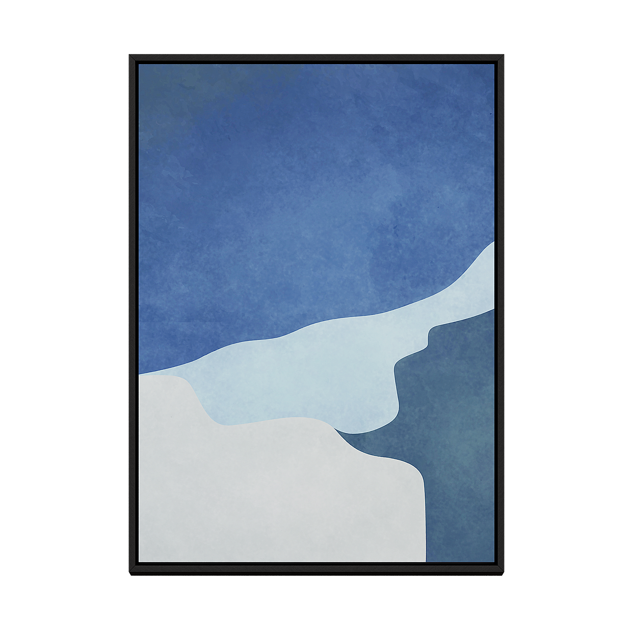 Abstract Coast 3D Model – Low-Poly Nature Design