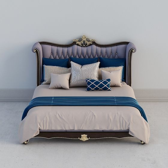 Grabado europeo - Cama-135