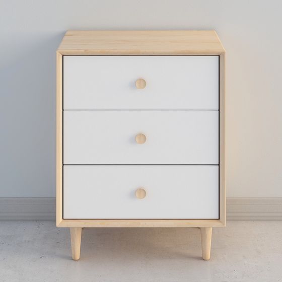 Mid-Century Modern Dresser 3D model