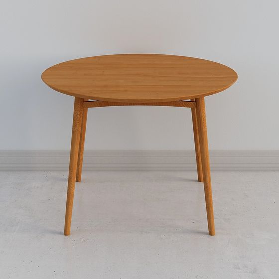 Stylish Round Table 3D model for Modern Interiors