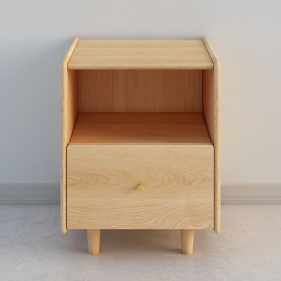 Cozy Corner Bedside Table 3D model