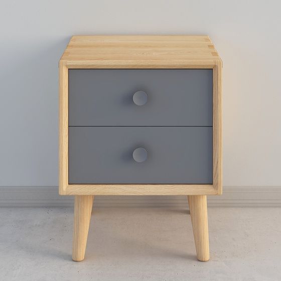 摩洛哥床頭櫃（雙抽屜）