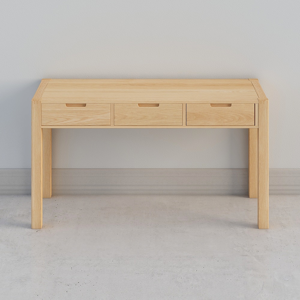 Norwegian desk three draws