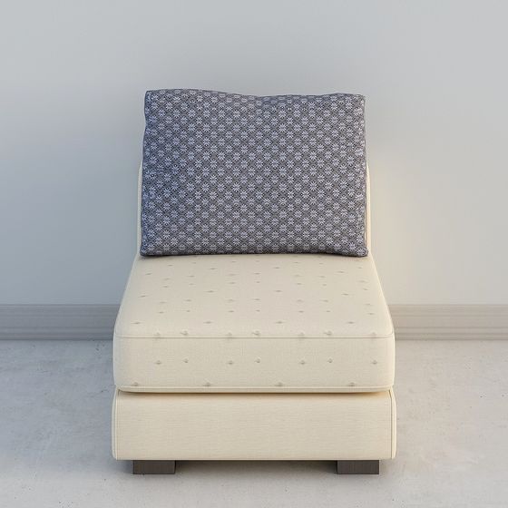 Comfortable Single Armchair 3D model