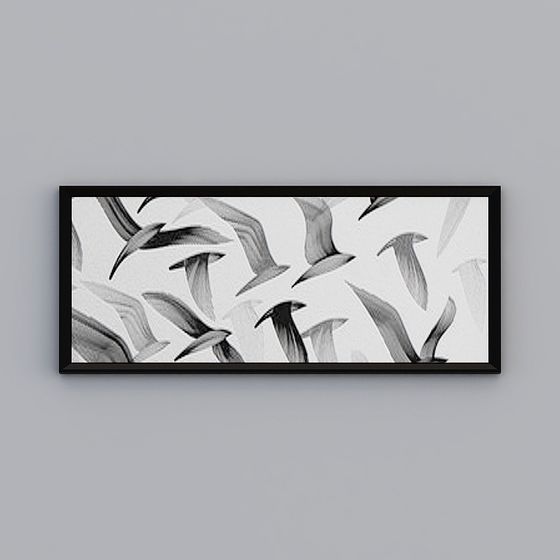 Soaring Seagull 3D model