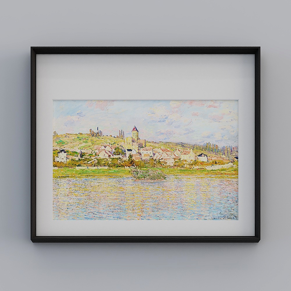 Seine River Village 3D model