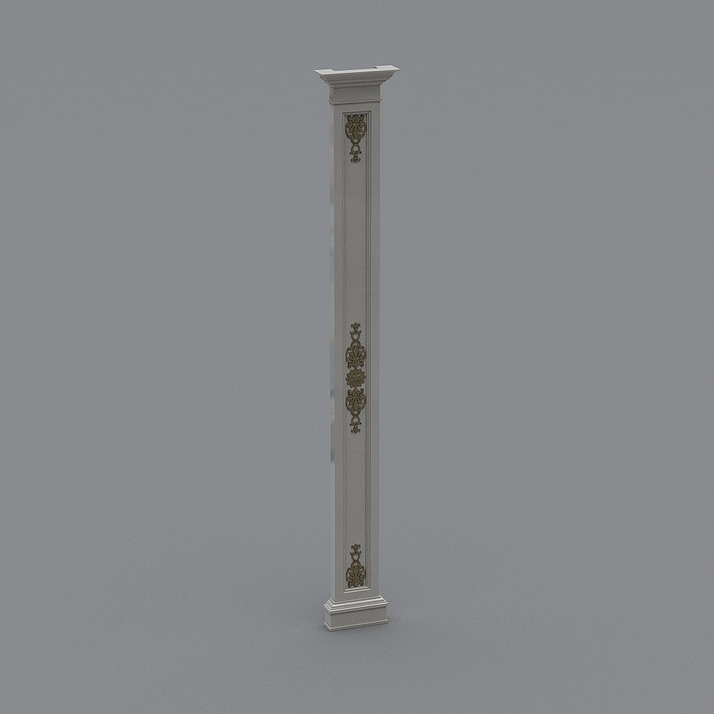 Elegant Roman Column 3D model