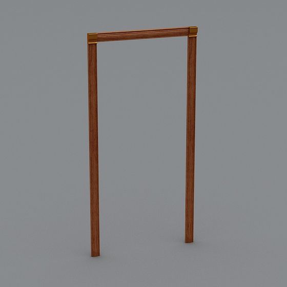 Stylish 3D Model Door Frame for Modern Spaces