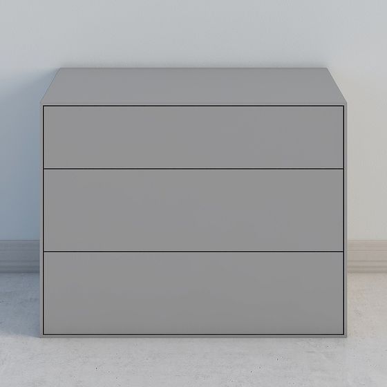 Stylish Urban Storage Chest 3D model