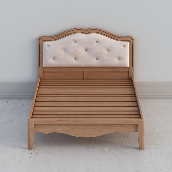 Vintage Elegance Bed Frame 3D model