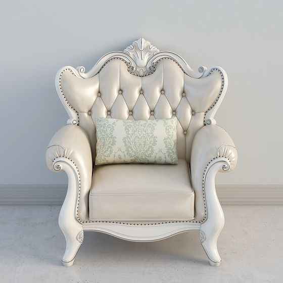 Royal Throne Chair 3D model