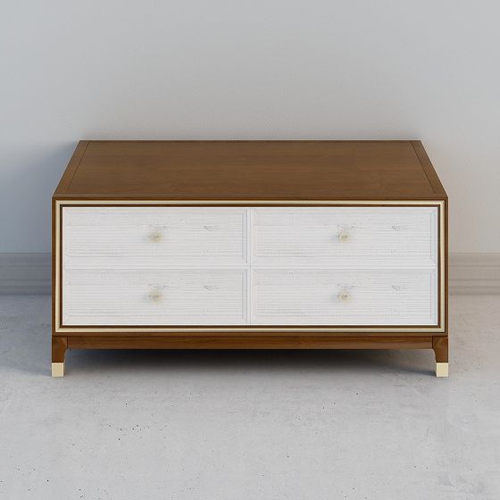 Mid-Century Modern Dresser 3D model