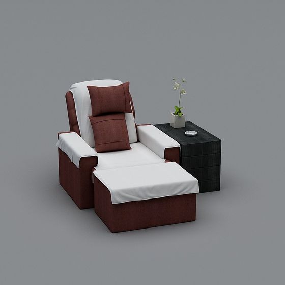 Cozy Lounge Chair 3D Model